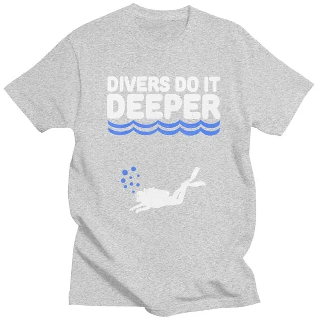 Scuba diving T-Shirt for Men | Divers Do It Deeper