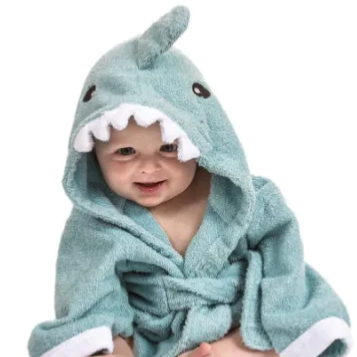 Shark Baby & Kids bathrobe - three colours