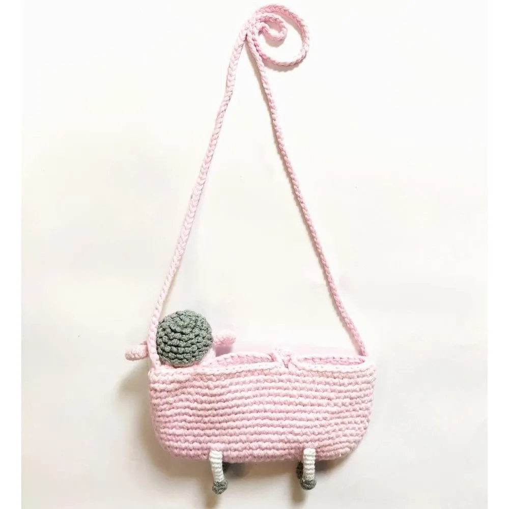 Sheep Purse - Handcrafted Crochet