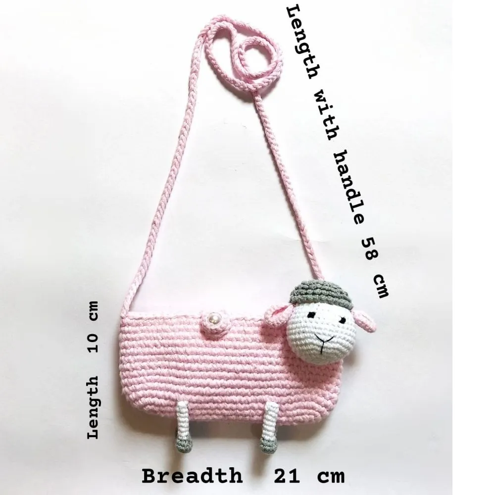 Sheep Purse - Handcrafted Crochet