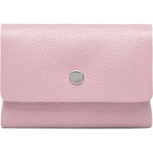 Small wallet/credit card holder in soft leather / 16040 - Dusty Rose