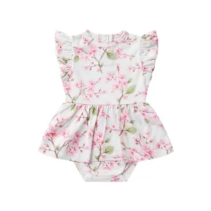 Snuggle Hunny Dress - Cherry Blossom Organic