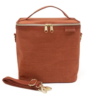 SoYoung Linen Poche Insulated Bag - Rust