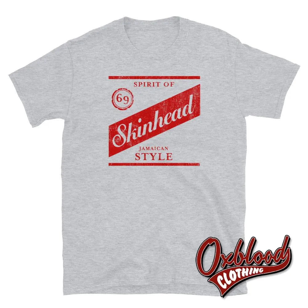 Spirit of 69 Skinhead T-Shirt - Jamaican Style Reggae Clothing UK