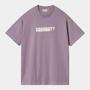 S/S ARROW SCRIPT / CARHARTT WIP / GLASSY PURPLE