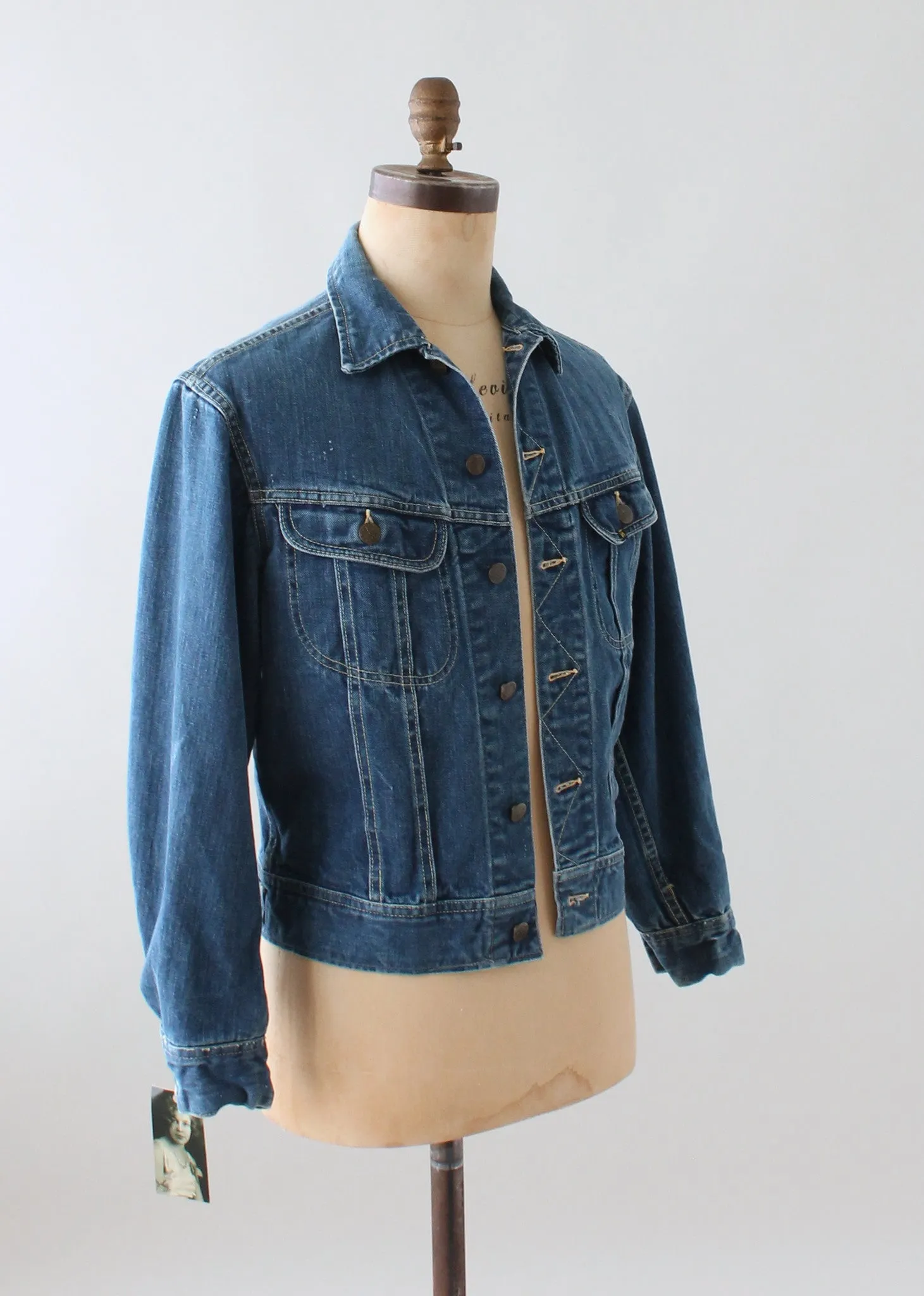 Vintage 1960s LEE Denim Jean Trucker Jacket