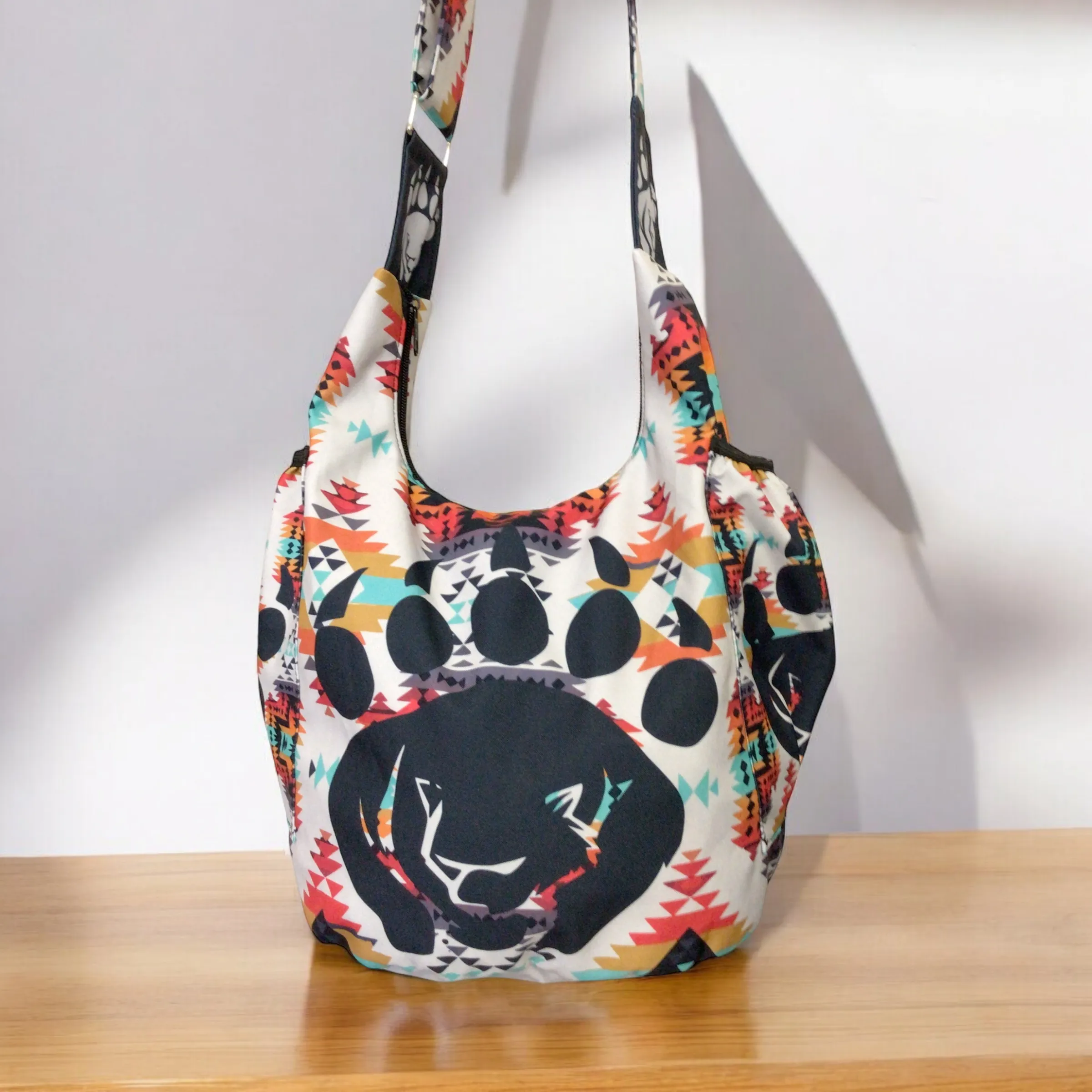 White Bear Paw Crossbody Bag